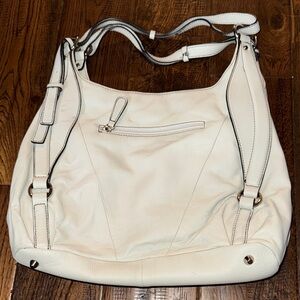 BARR + BARR Elegant Cream Leather Shoulder Bag